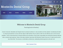Tablet Screenshot of montecitodentalgroup.com